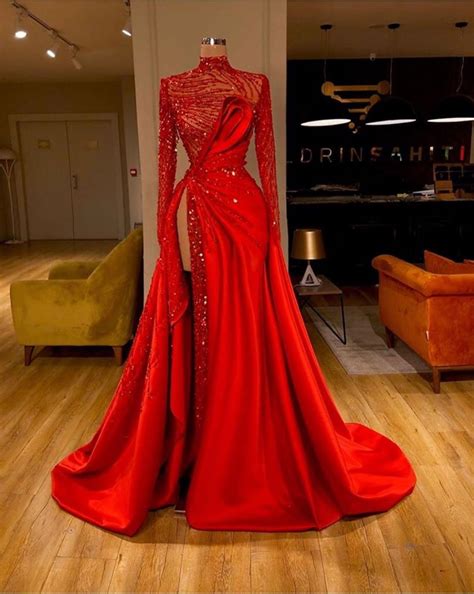 11 Elegant Red Evening Dresses The Glossychic