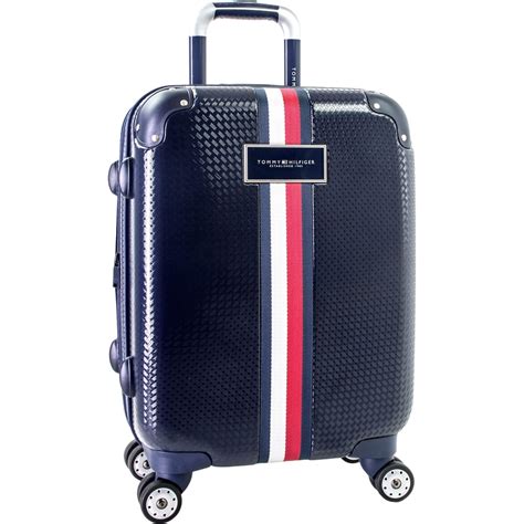 Tommy Hilfiger Basketweave Upright 21 In Suitcase Luggage Clothing