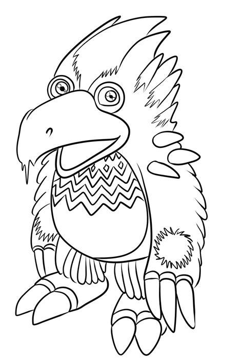 Drawing 04 From My Singing Monsters Coloring Page