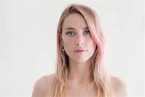 Download Amber Heard Pink Hair Wallpaper