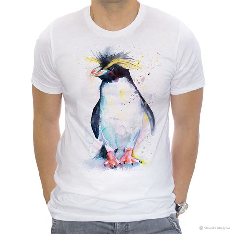 Rockhopper Penguin T Shirt Unisex T Shirt Ring Spun Cotton Etsy