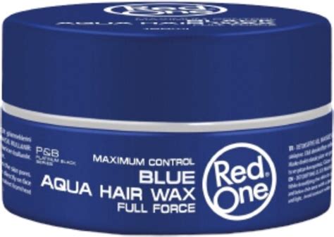 Red One Aqua Hair Wax Blue Blauw