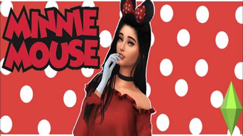 Minnie Mouse Inspired Sim Create A Sim Sims 4 Youtube