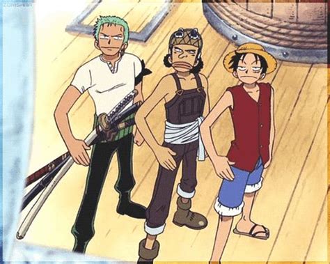One Piece Luffy Zoro And Usopp Just Being Generally Unimpressed