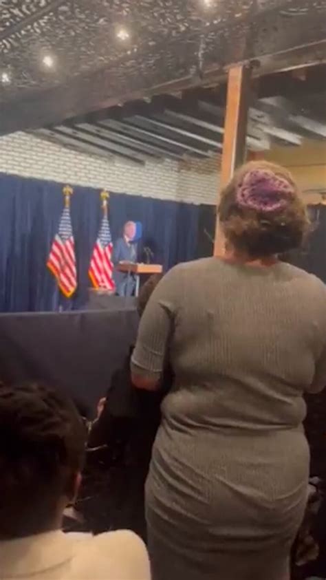 Rabbi Interrupts Biden Calling For Cease Fire In Gaza