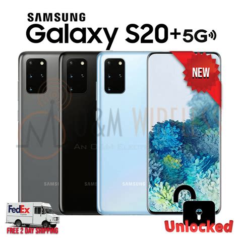 New Samsung Galaxy S20 Plus 5g 128512gb⚫🔘🔵🟣sm G986u1 Us Modl🔓fact