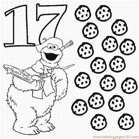 Numbers For Coloring Pages At Free Printable