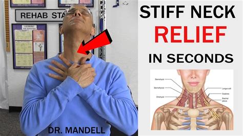 Stiff Neck Relief In Seconds Dr Alan Mandell Dc Youtube