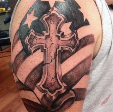 Depending on how much time you've logged at the gym, arms typically provide plenty of room for a cool tattoo, even if some guys have a little more room than others. Pin on Cool Crosses