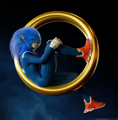 Damir G Martin Realistic Sonic Movie Character Design Attempt