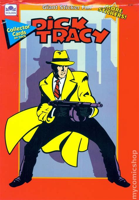 Dick Tracy Giant Sticker Fun Golden 1990 Comic Books