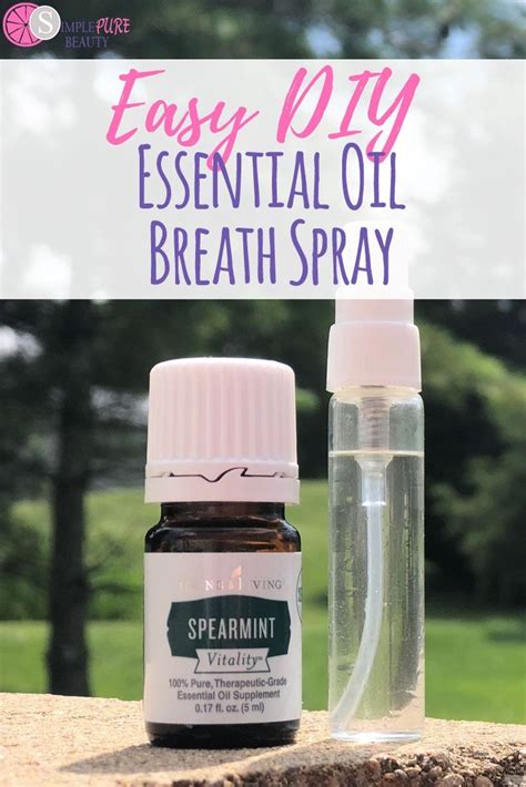 2 Ingredient Diy Breath Spray Simple Pure Beauty Breath Spray