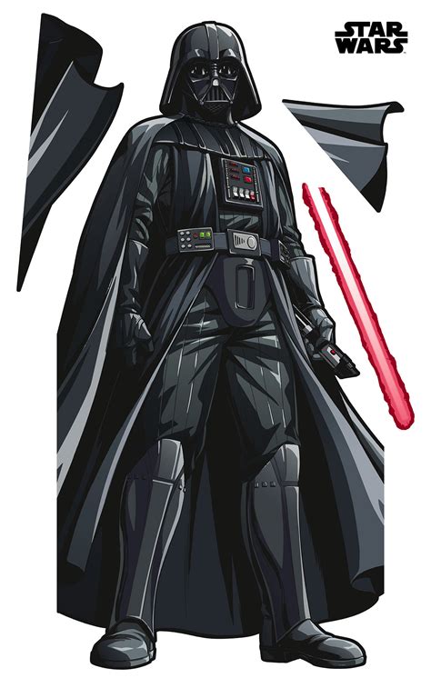 Wandsticker Star Wars Xxl Darth Vader Von Komar Star Wars Nur