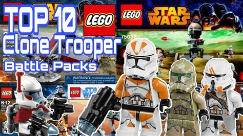 Top 10 Lego Star Wars Clone Trooper Battle Packs Youtube