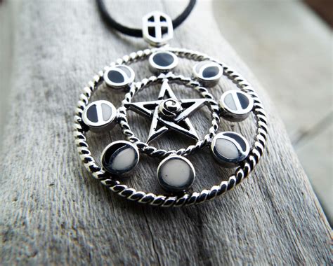 Star Pentagram Pentacle Pagan Necklace Wiccan Witch Gothic Stainless