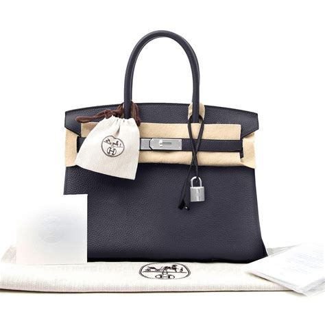 We believe in empowering individuality. New Women's Hermes 30cm Birkin Bag Blue Nuit Togo Handbag Sale