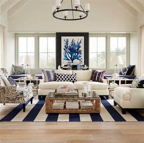 Coastal Living Rooms That Will Make You Yearn For The Beach