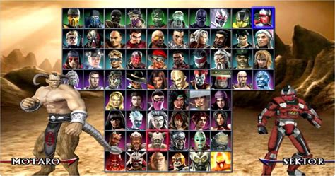 All Mortal Kombat Characters List