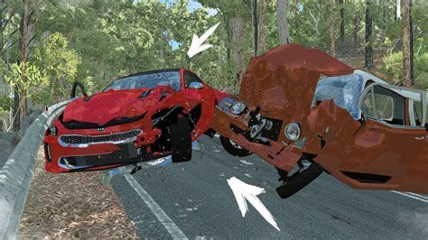 Realistic Car Crashes Beamng Drive Youtube