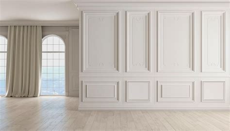 Wainscot Wall Panels White Wall Paneling Wall Molding Living Room