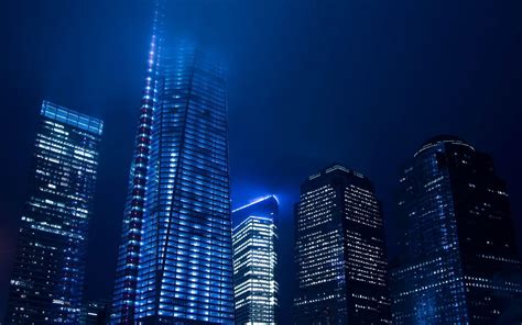 City Buildings Night Wallpapers Wallpaper Cave