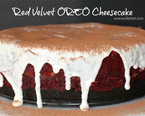 Red Velvet OREO Cheesecake Oh Bite It