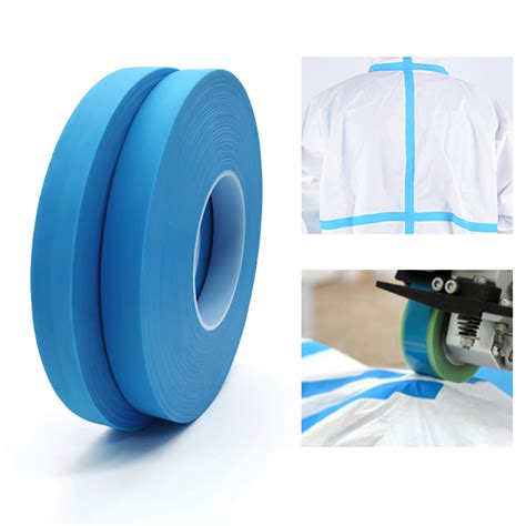 Antibacterial Waterproof Peva Blue Hot Air Seam Sealing Tape For Fabric