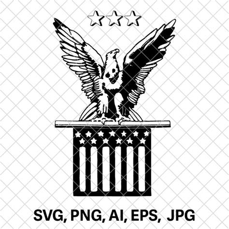American Eagle Vector Files Svg Patriotic Clip Art Revolutionary