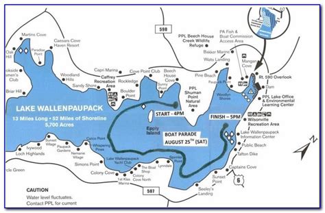 Lake Wallenpaupack Depth Map Maps Resume Examples O85pe8bozj