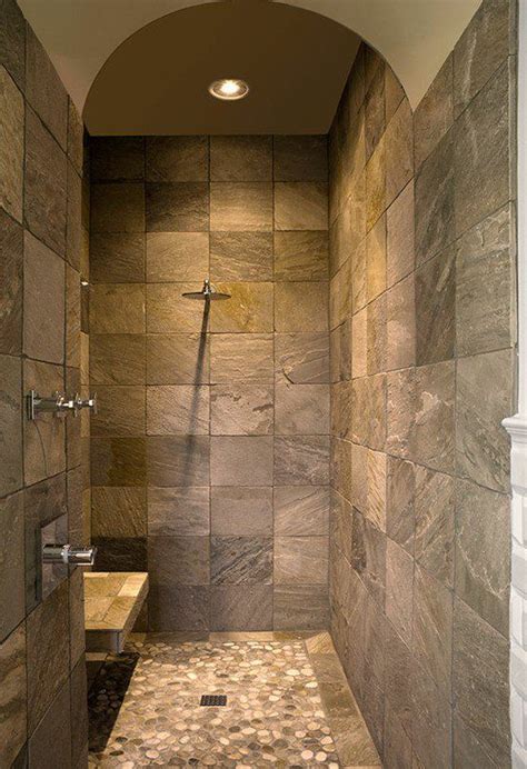 The bathroom also features hardwood flooring and classy ceiling lights. Master Bathrooms With Walk In Showers | Master Bathroom ...