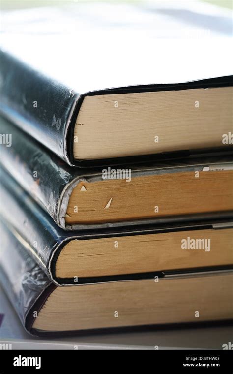 Stacked Book Spines Hi Res Stock Photography And Images Alamy
