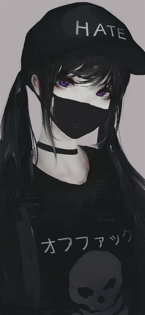 Aesthetic Anime Girl Face Mask - Best black face mask