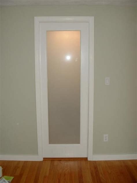 The frosted glass pocket doors close when needed for privacy. Pin by Ella Burnett on If we owned our home... | Pinterest