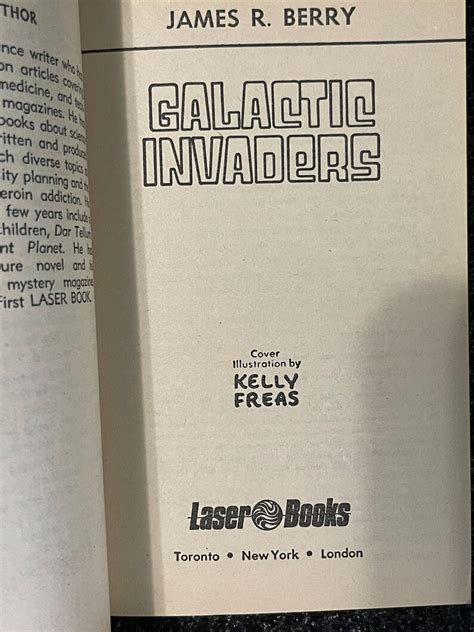 The Galactic Invaders James R Berry 1976 Laser Books 1st Ed Pbo Kelly