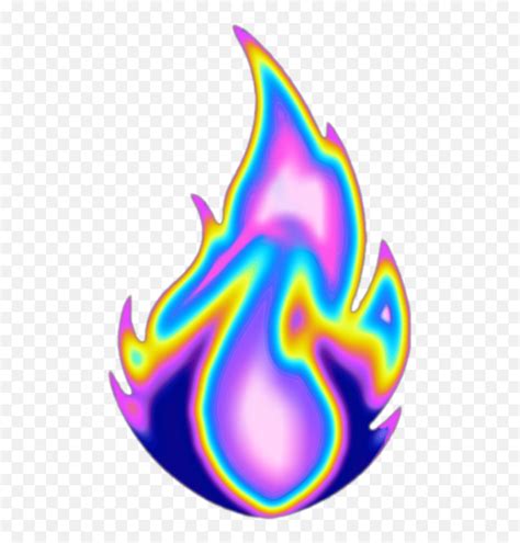 Fire Flame Aesthetic Color Dream Emoji Glitter Glitch Aesthetic Fire