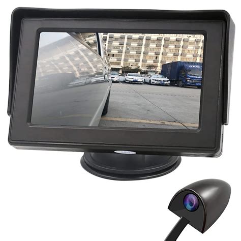 Buy 3t6b Side View Camera And 43” Monitor Kit Car Door Tape Ing Blind