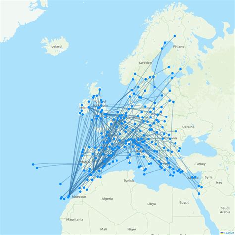 See All Flight Routes Ryanair Has To Offer Interactive Map Flight