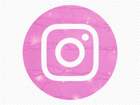 Hd Beautiful Circle Pink Aesthetic Instagram Ig Logo Icon Png Citypng