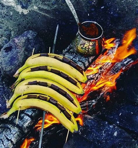 🌲outdoors Survival Kingdom🌲 On Instagram “🔥😋 Delicious Grilled Banana