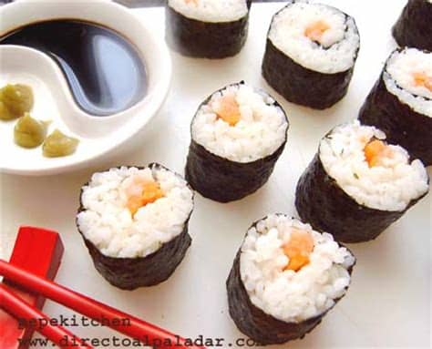 La más conocida es el nigiri sushi, que en realidad está hecho con bolitas de arroz hervido cubiertas de una fina lámina de según el tamaño el sushi adopta diferentes denominaciones. Cómo hacer sushi en casa II. Receta