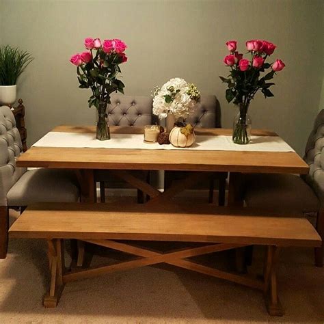 Custommade dining tables are handcrafted by american artisans. Target's farmhouse table and dining room chairs. Dining ...