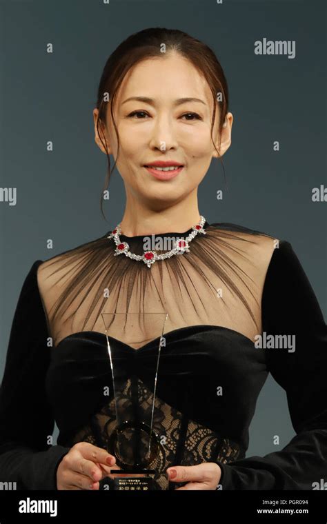 Tokyo Japan 29th Aug 2018 Japanese Actress Yasuko Matsuyuki Attends