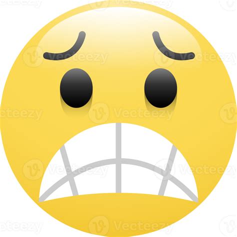 Scared Face Emoticon Png
