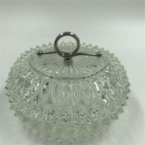Antique Libbey Glass Co Cut Glass Empress Pattern Dish Etsy Canada