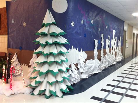 Elementary School Winter Wonderland School Hallway Decorations Sdfulcher