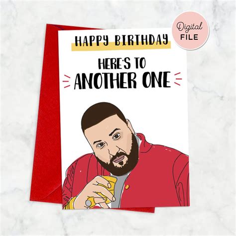 Printable Dj Khaled Birthday Card Printable Another Etsy