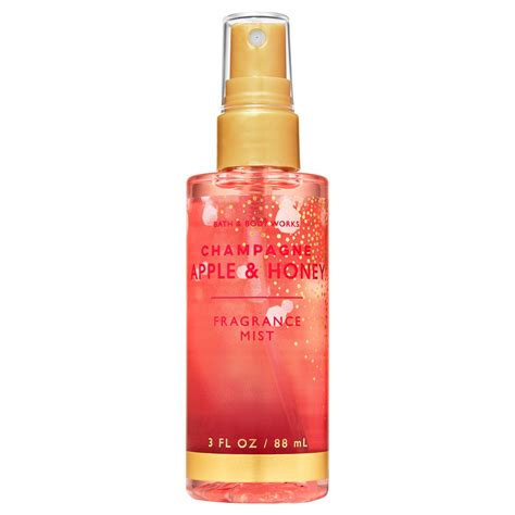Bath And Body Works Champagne Apple And Honey Travel Size Fine Fragrance Mist 3 Fluid Ounce
