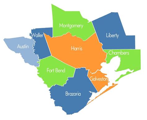 Houston County Map County Map Of Houston Texas Usa
