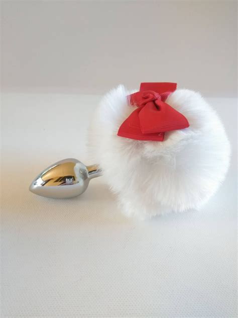 Sexy White Bunny Plug Tail Mature Sex Toy Plugs Ddlg Sex Etsy