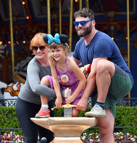 Bryce Dallas Howard Spends Magical Day At Disneyland Daily Mail Online